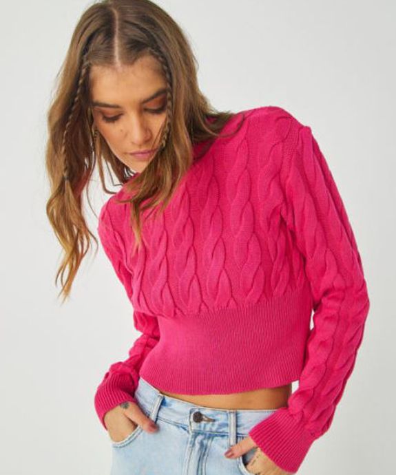 TRICOT CROPPED CITY TR03R