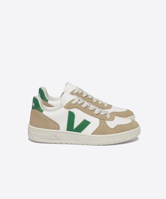 Tênis Veja V-10 Chromefree Extra White Emeraude