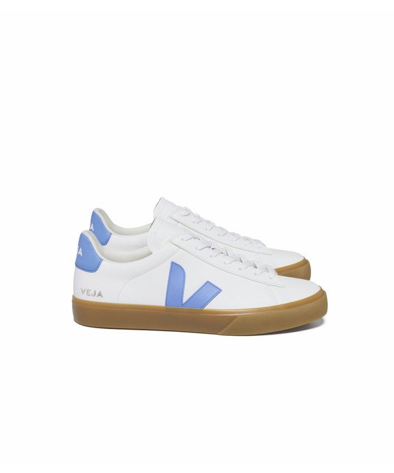 Tênis Veja Campo Cf Leath Extra White Aqua