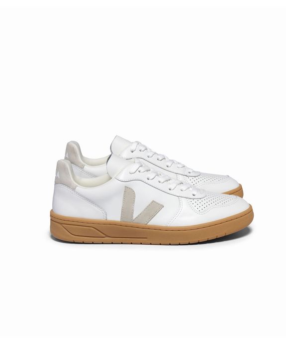Tênis Veja V-10 Leather Extra White Natural