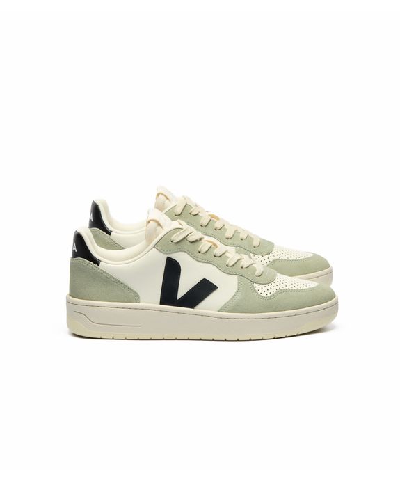 Tênis Veja V-10 Leather Pure_Blackvclay