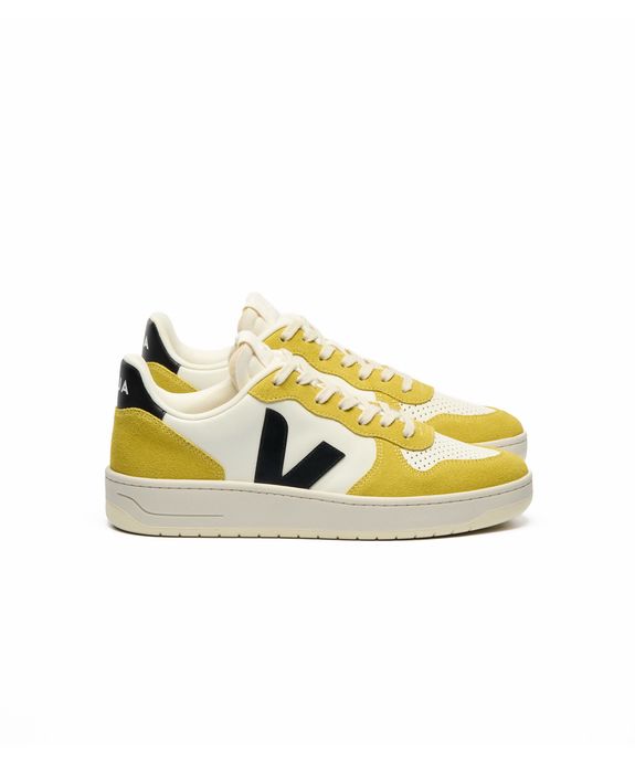 Tênis Veja V-10 Leather Pure_Black Liquor
