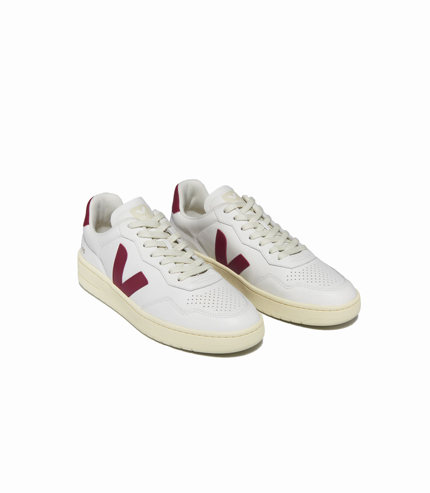 V-90 O.T Leath Ex-White_Marsala 022036 - DANKI