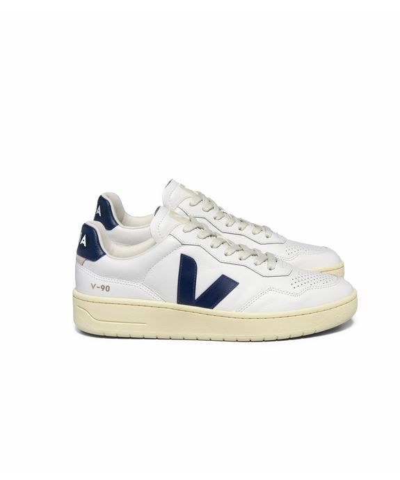 Tênis Veja V-90 O.T Leath Ex-White Nautico