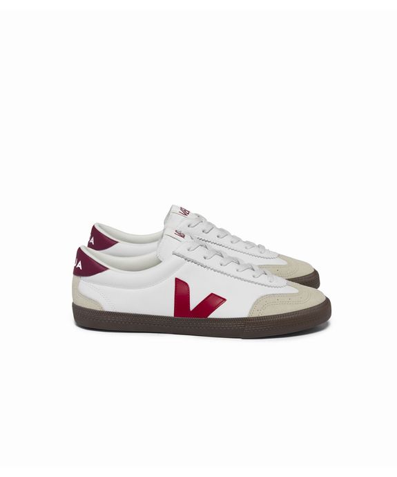 Tênis Veja Volley O.T. Leath White Pek Bark