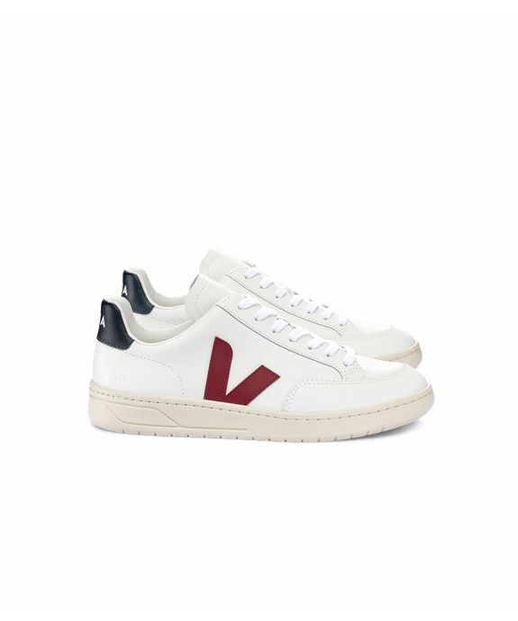 Tênis Veja V-12 Leather Extra Marsala