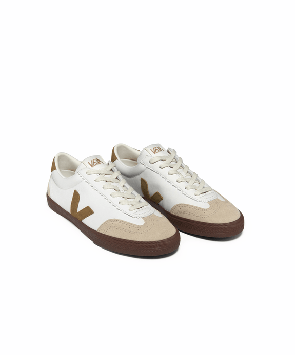 Tênis Veja Volley O.T. Leath White Tent Bark