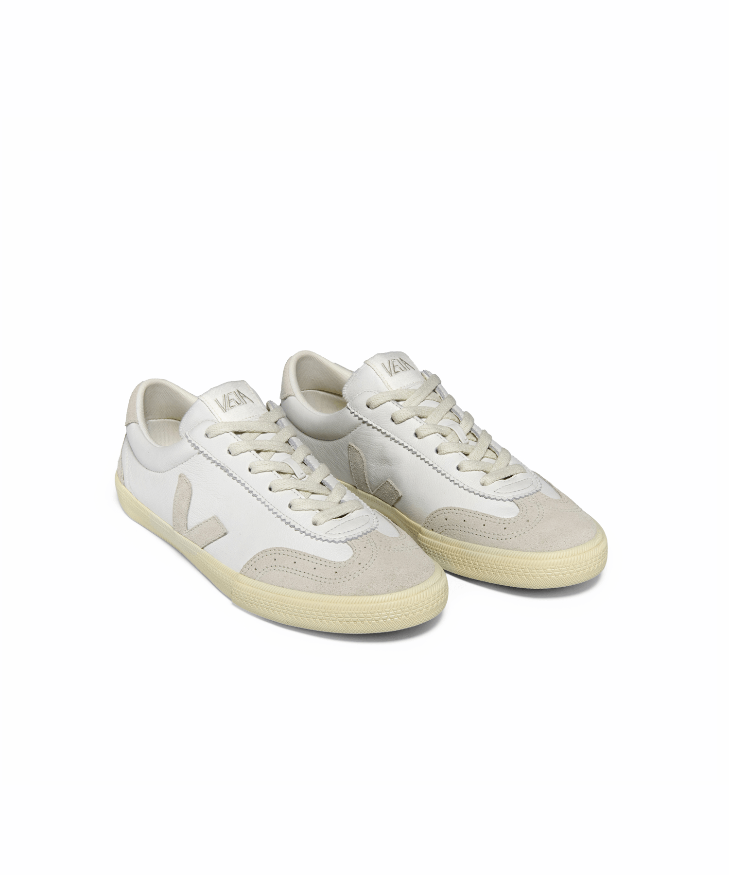 Yコーナー Tênis Veja Volley OT Leather White Nautico Bark VO2003531