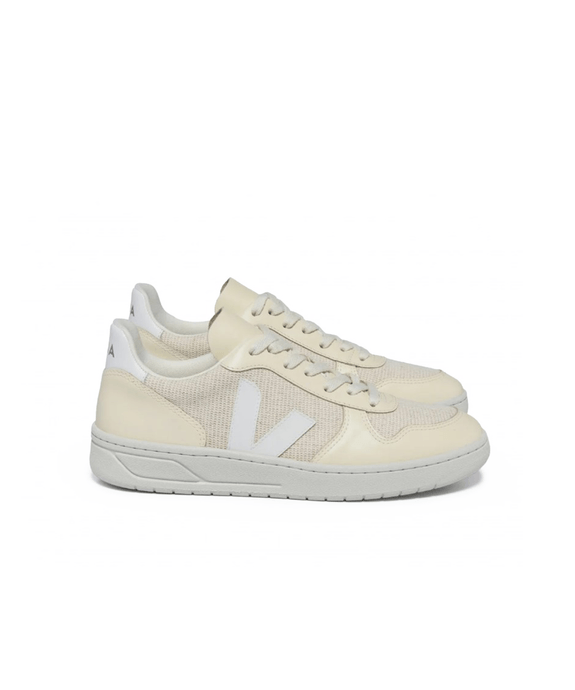 Tênis Veja V-10 J-Mesh Jute White Multico