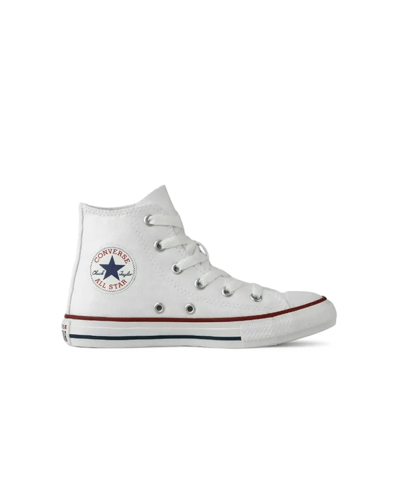 Tênis Converse All Star Kids Cano Alto Branco