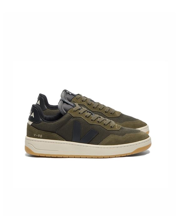 Tênis Veja V-90 B-Mesh Olive Black