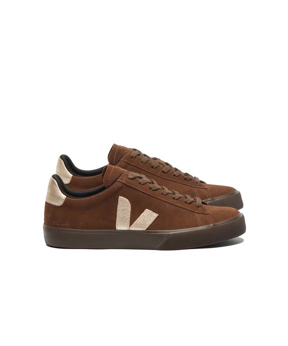Tênis Veja Campo Suede Walnut Platine Eagle